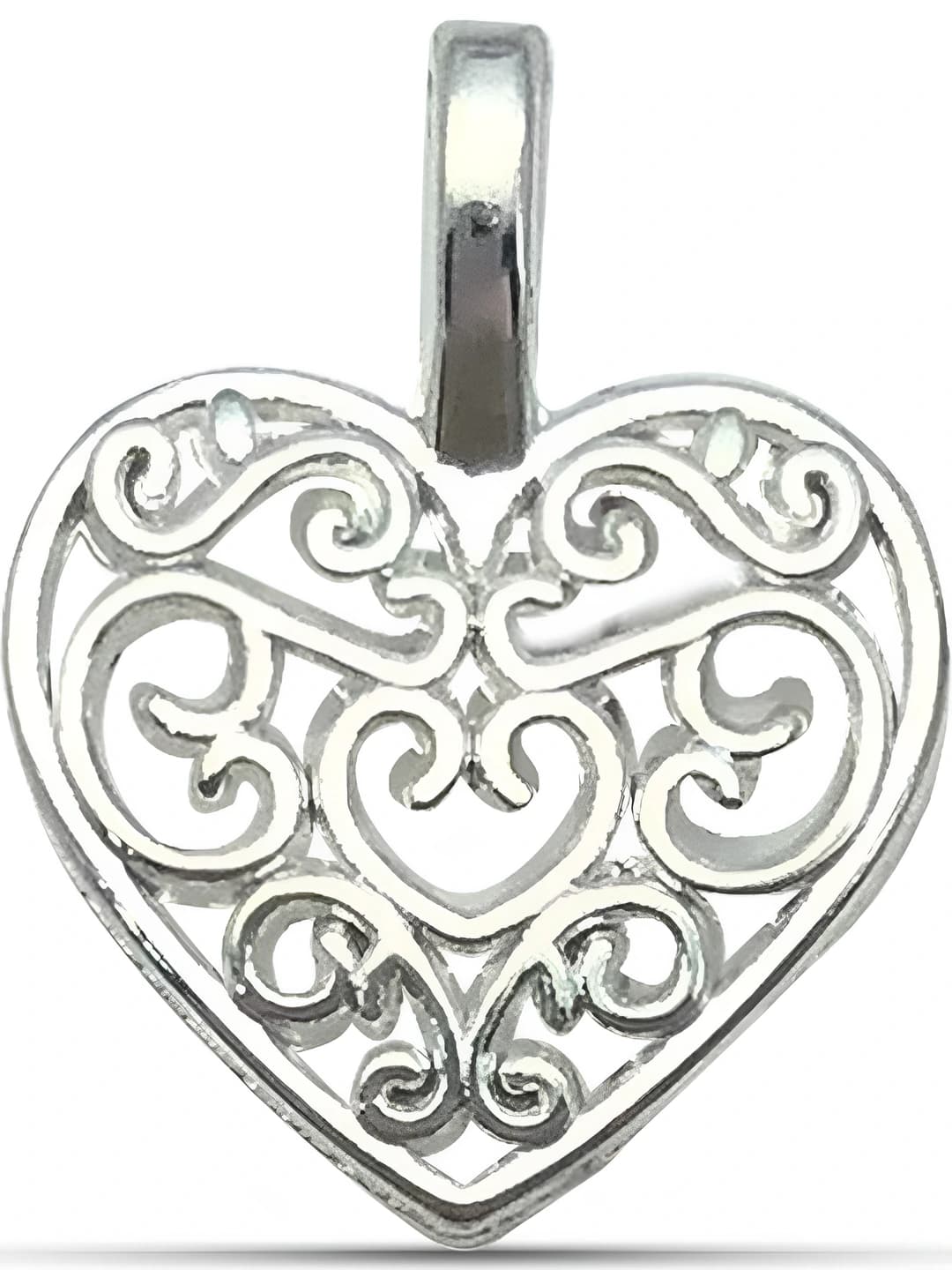 1 pc heart, 14x17.5mm, 0.9g