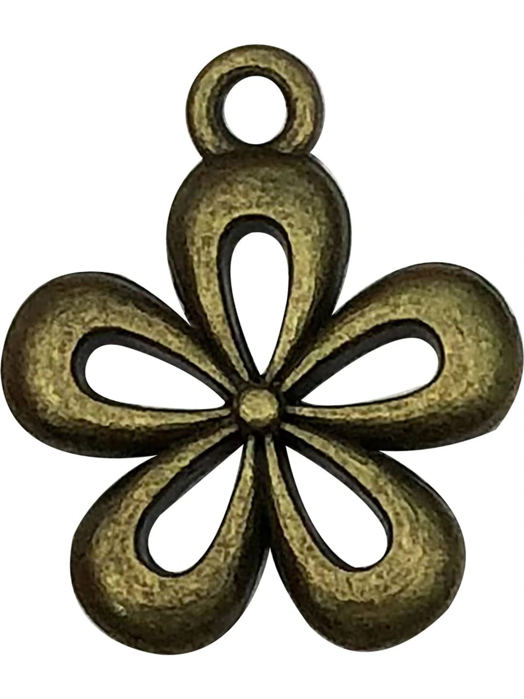 1 dona o'yilgan guli 18x15mm-1.1g
