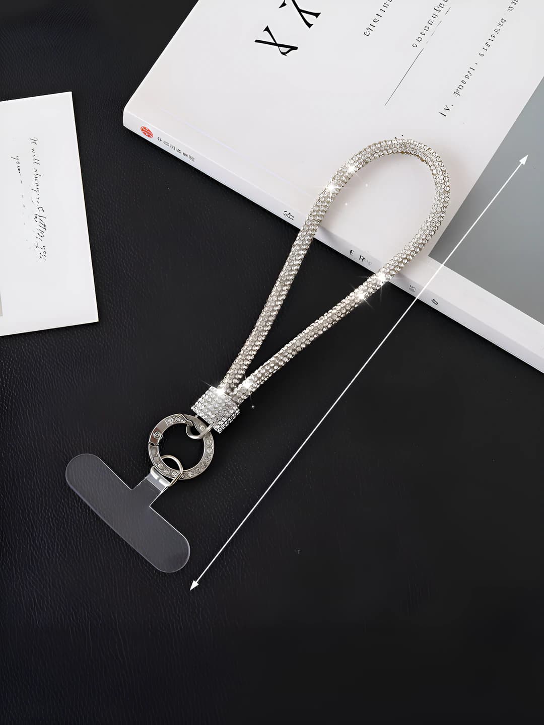 K3559 6mm rhinestone pendant white