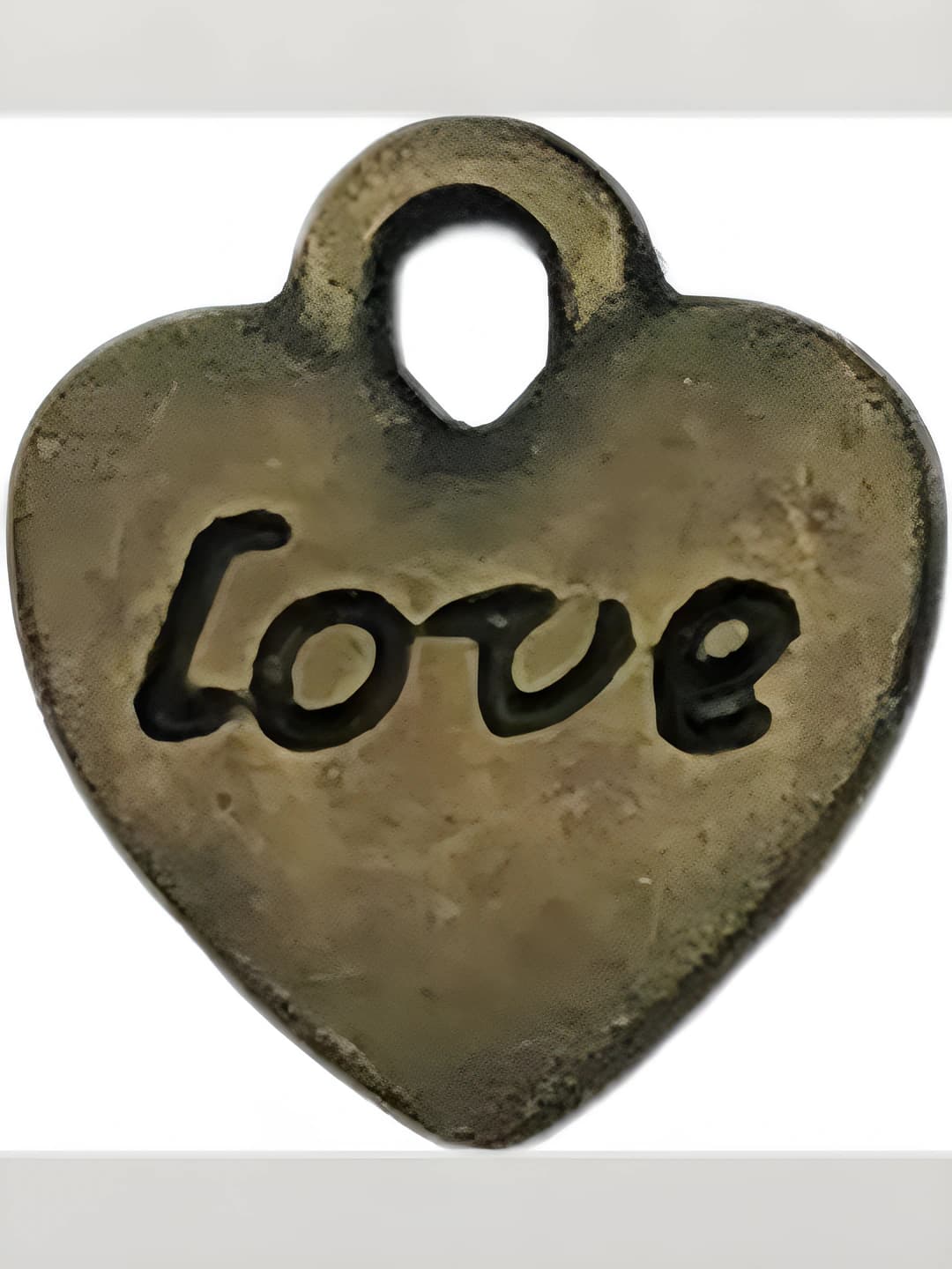 1 heart, 'love', 10x11 mm, 0.7 g