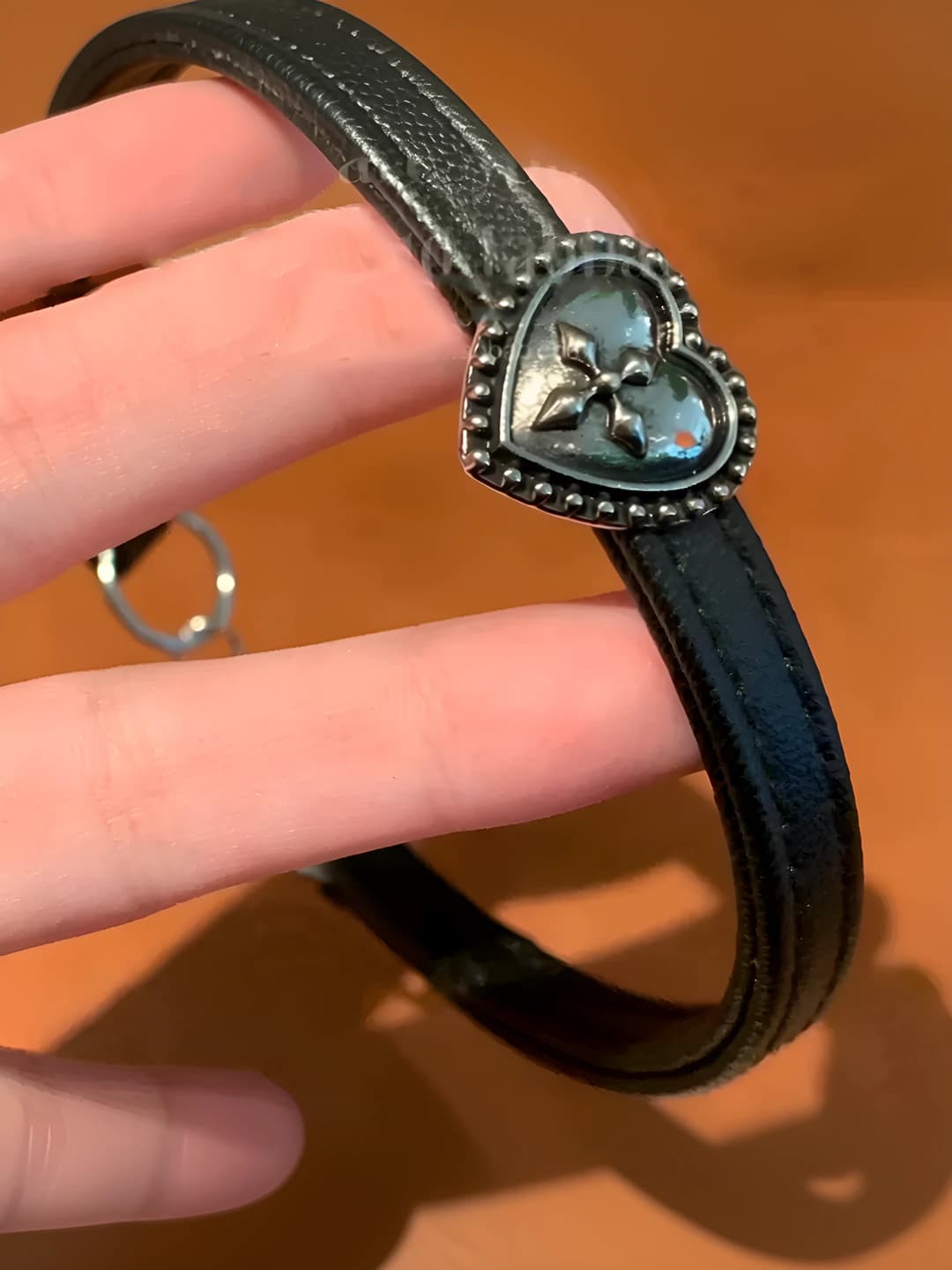 Heart cross chain