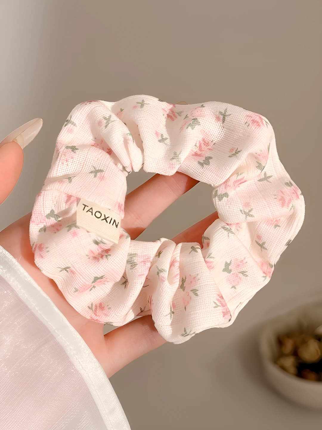 Pink, floral, 11 cm