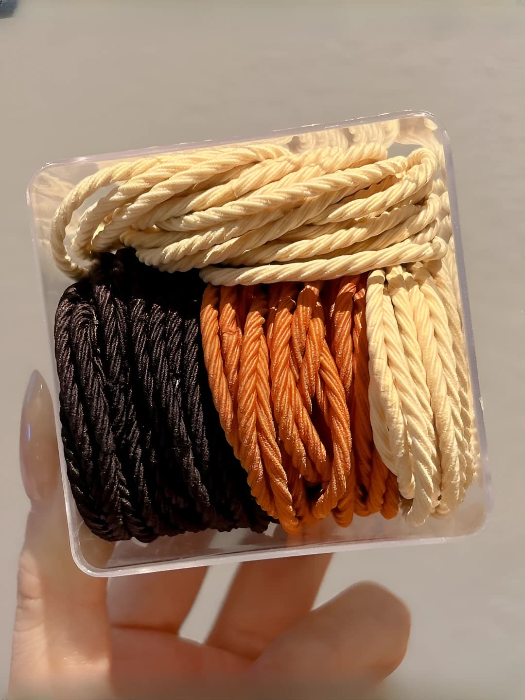 9# Black, brown, off-white, 50 pcs/box, diam. ~3.5 cm