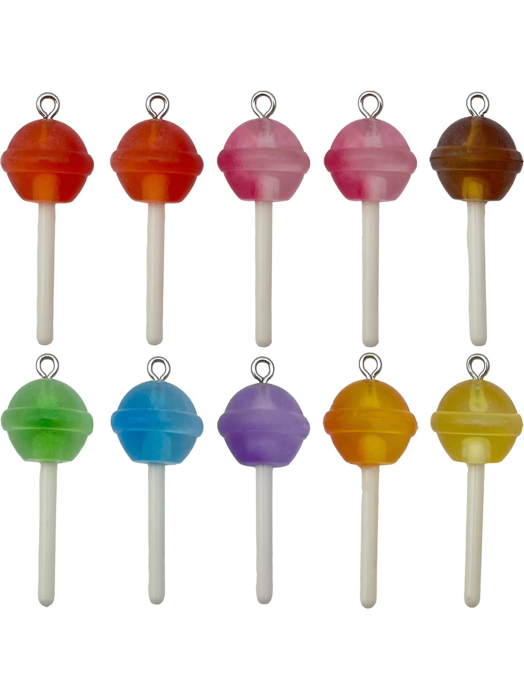 8 styles 10 pc mixed resin lollipops