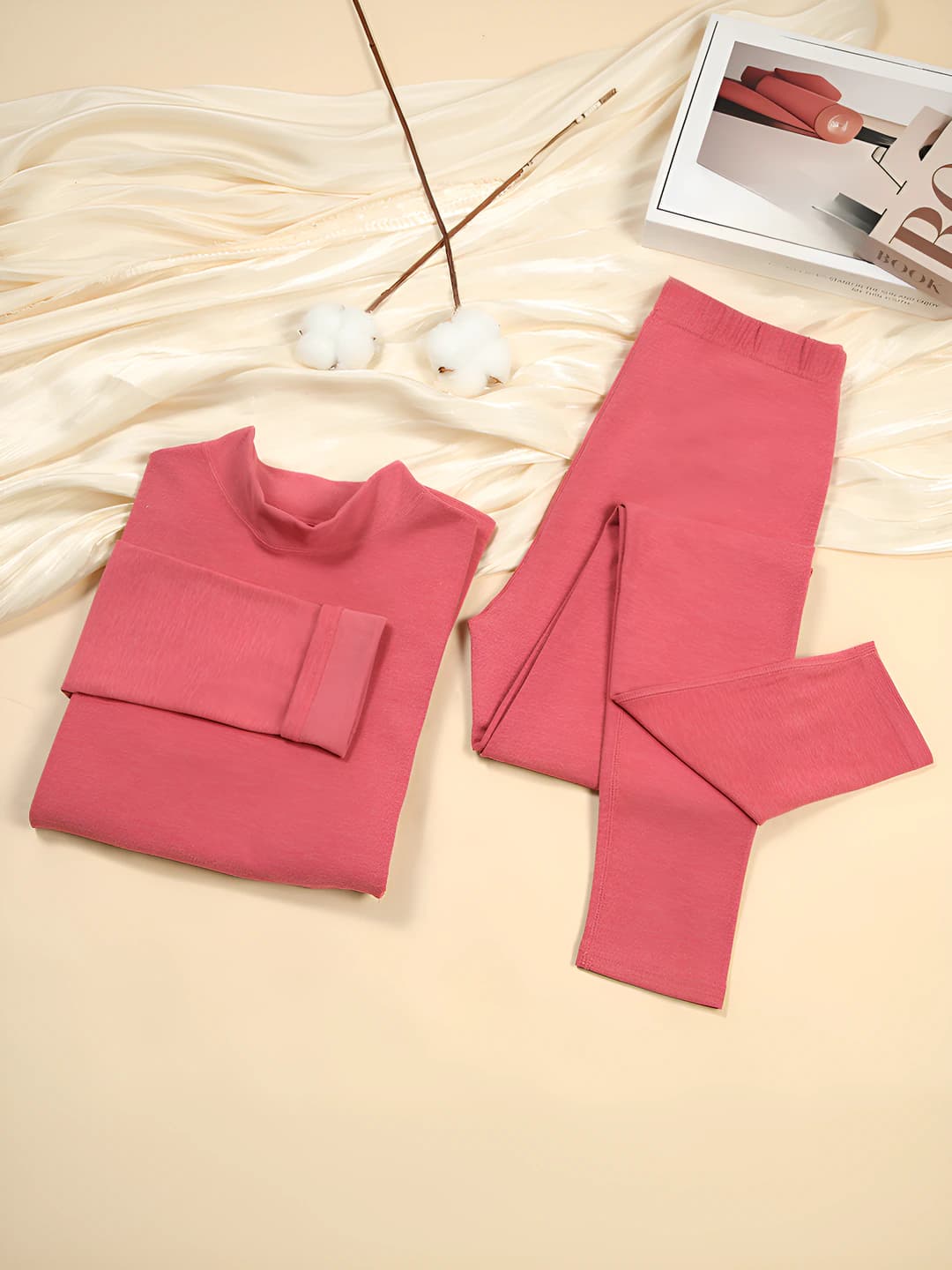Rose red - Women - Crew neck