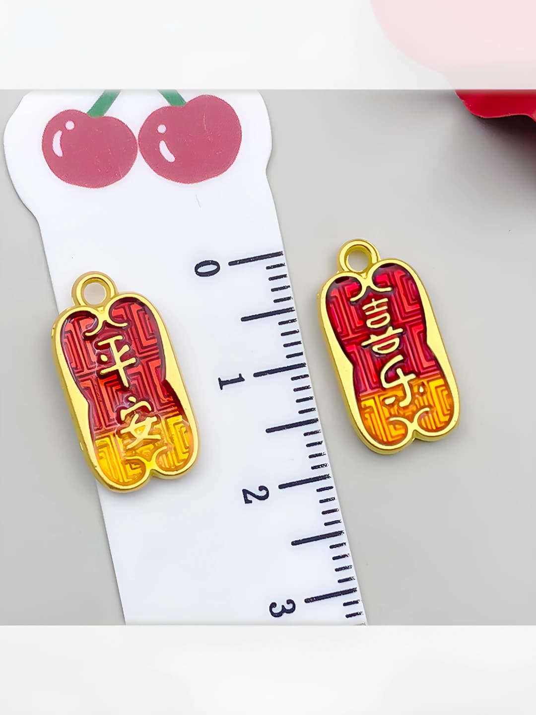 1 dona ikki tomonli xavfsizlik va quvonch 19x10mm-1.4g