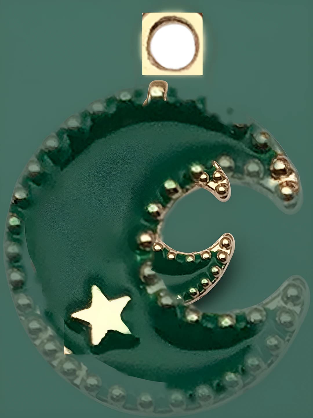 1 шт. луна 12x16.5mm-0.7g