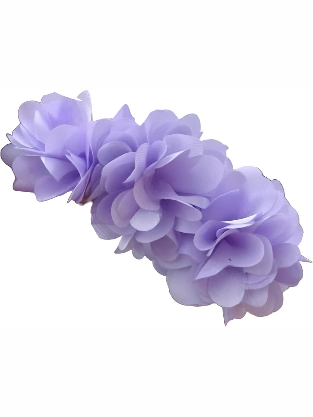 Floral clip - Purple