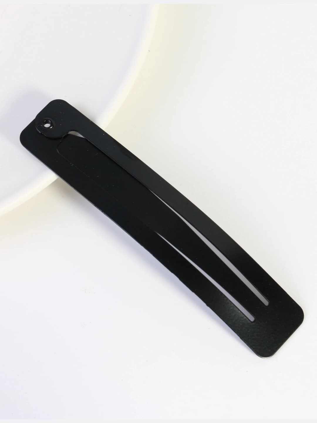 7 cm Black square slim clip