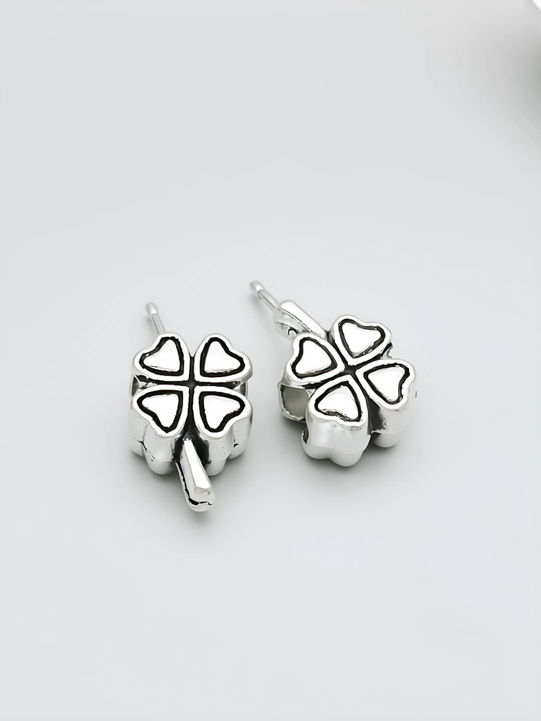 1 pc lucky clover large hole bead 7x9x13 hole 4.5mm-2g-8794