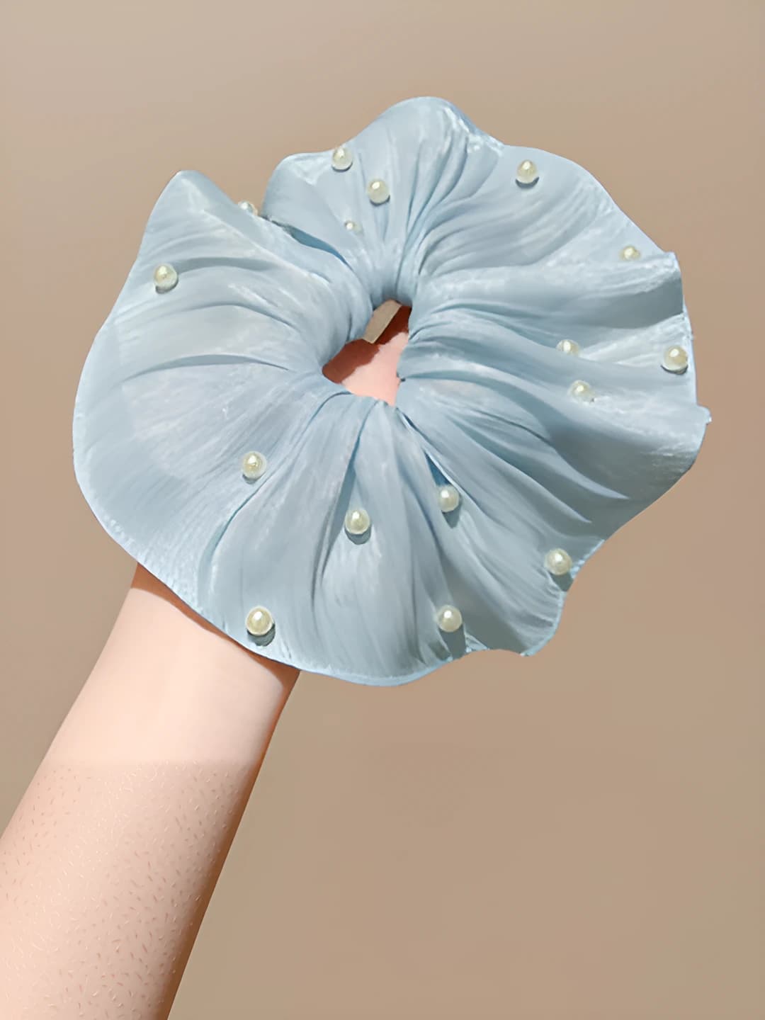 3# Blue pearl ruffle 20 cm