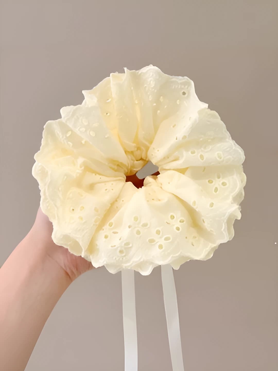 3# Yellow drawstring large ring - 30*14 cm