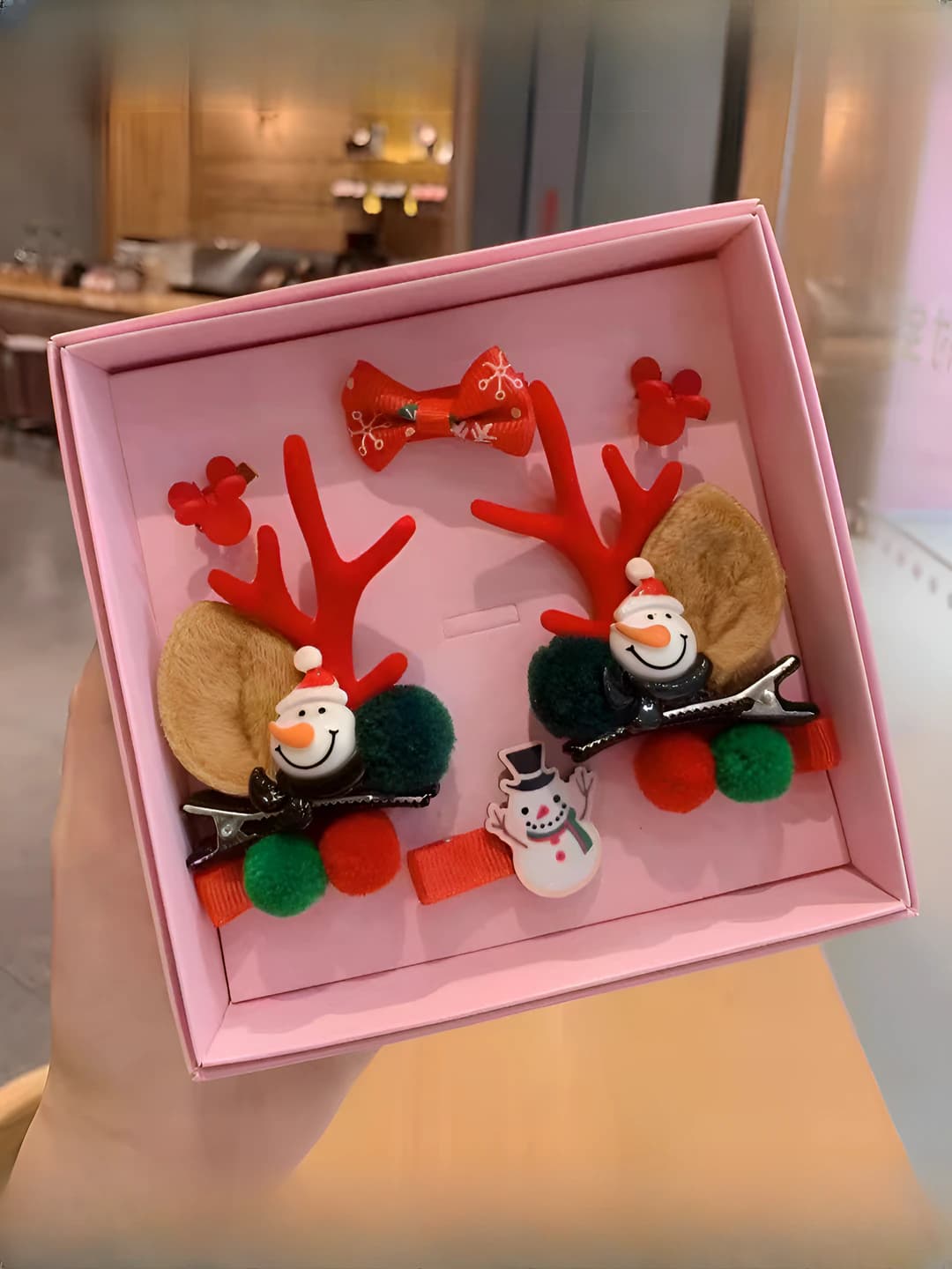 Комплект с снеговиком