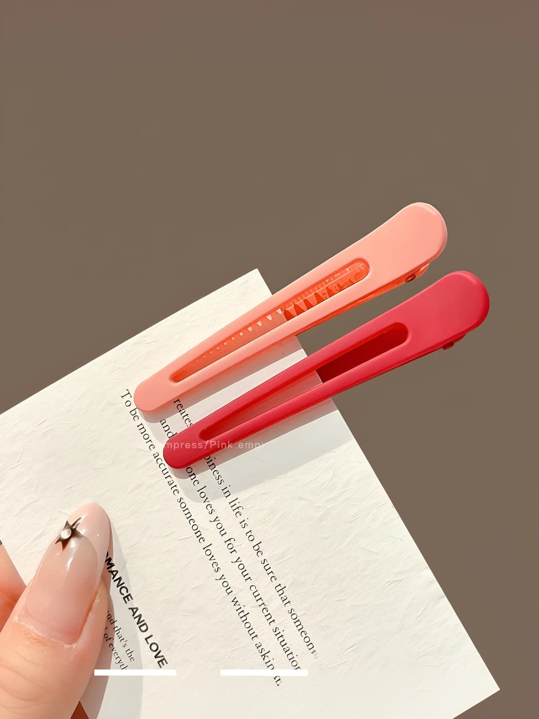 5# Macaron red, 7 cm, 2 pcs