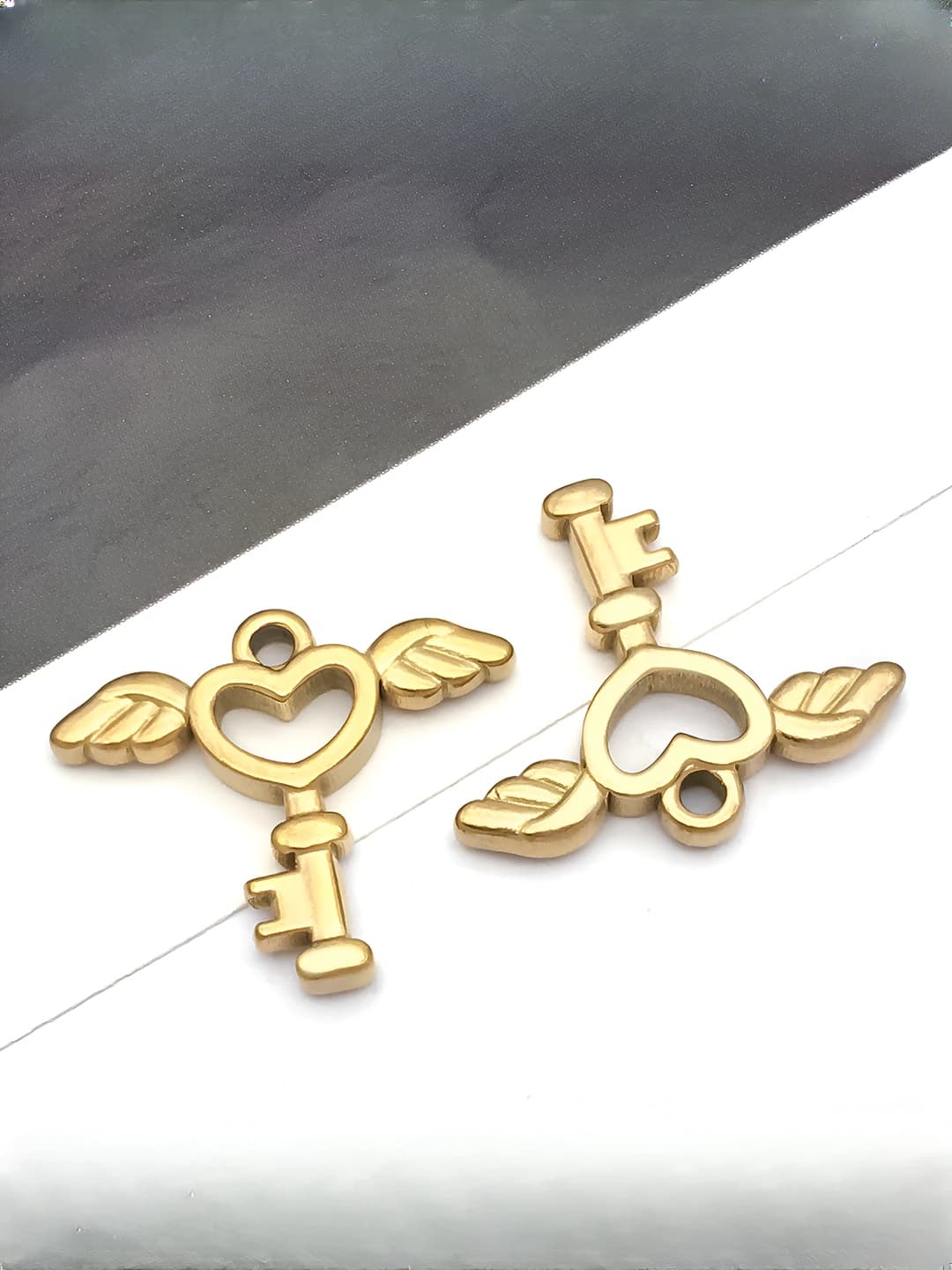 Oltin rangli nixol, 16x18x2mm, 1.4mm