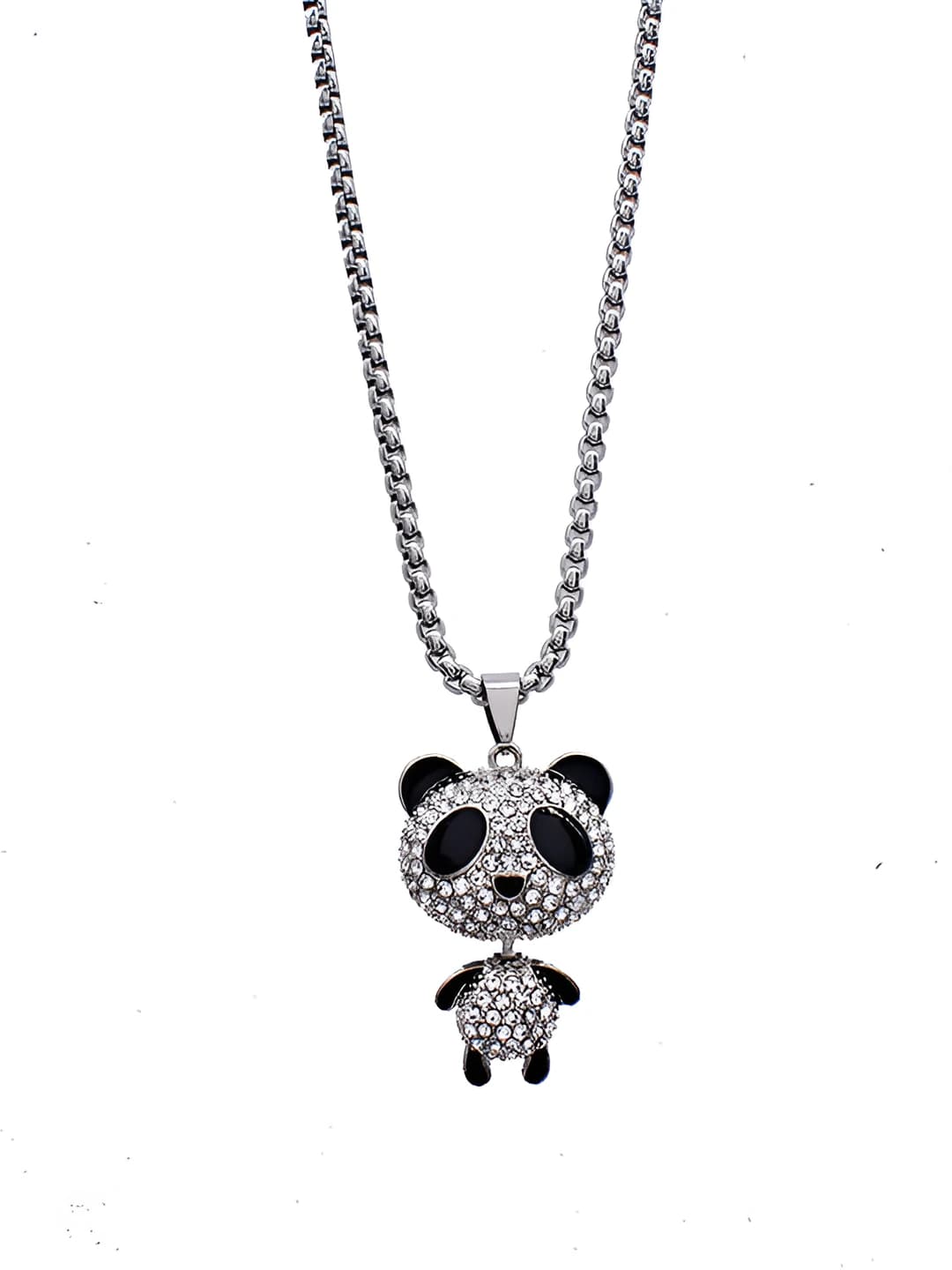 Small panda + [70cm titanium steel chain]