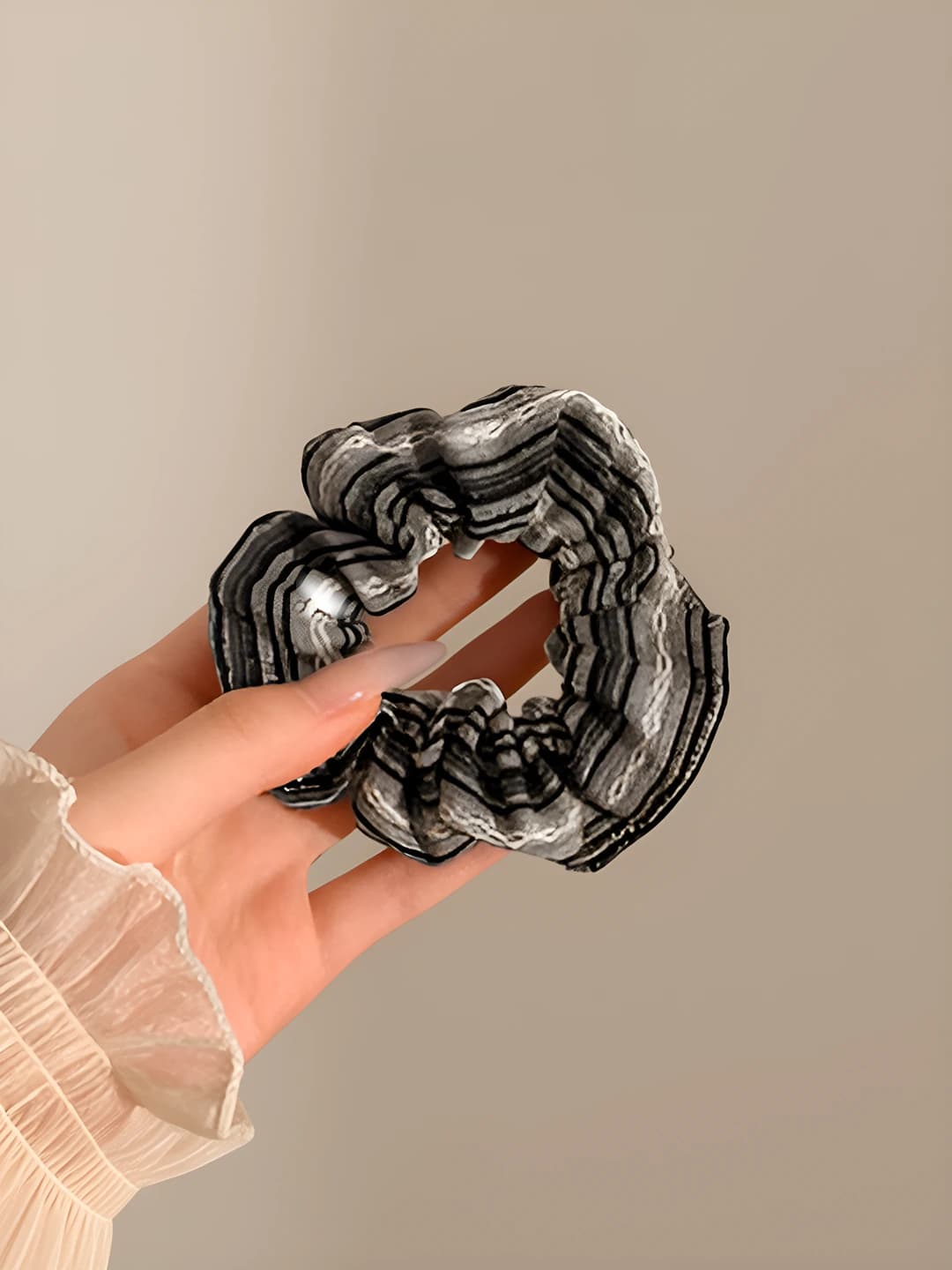 4# Sea salt stripes - Black 9 cm