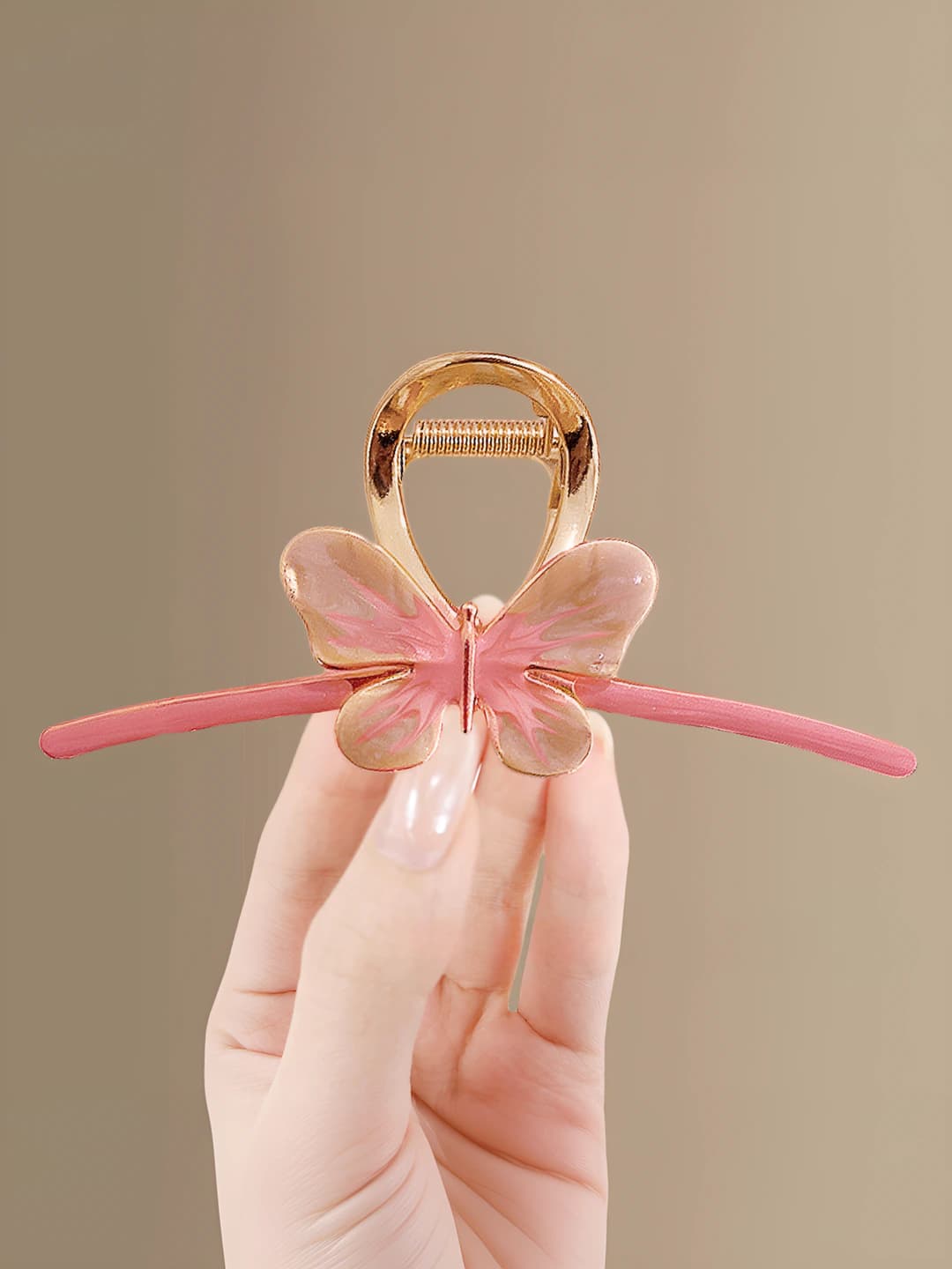 1# Pushti qotishma metall soch qisqich (10.5 cm)