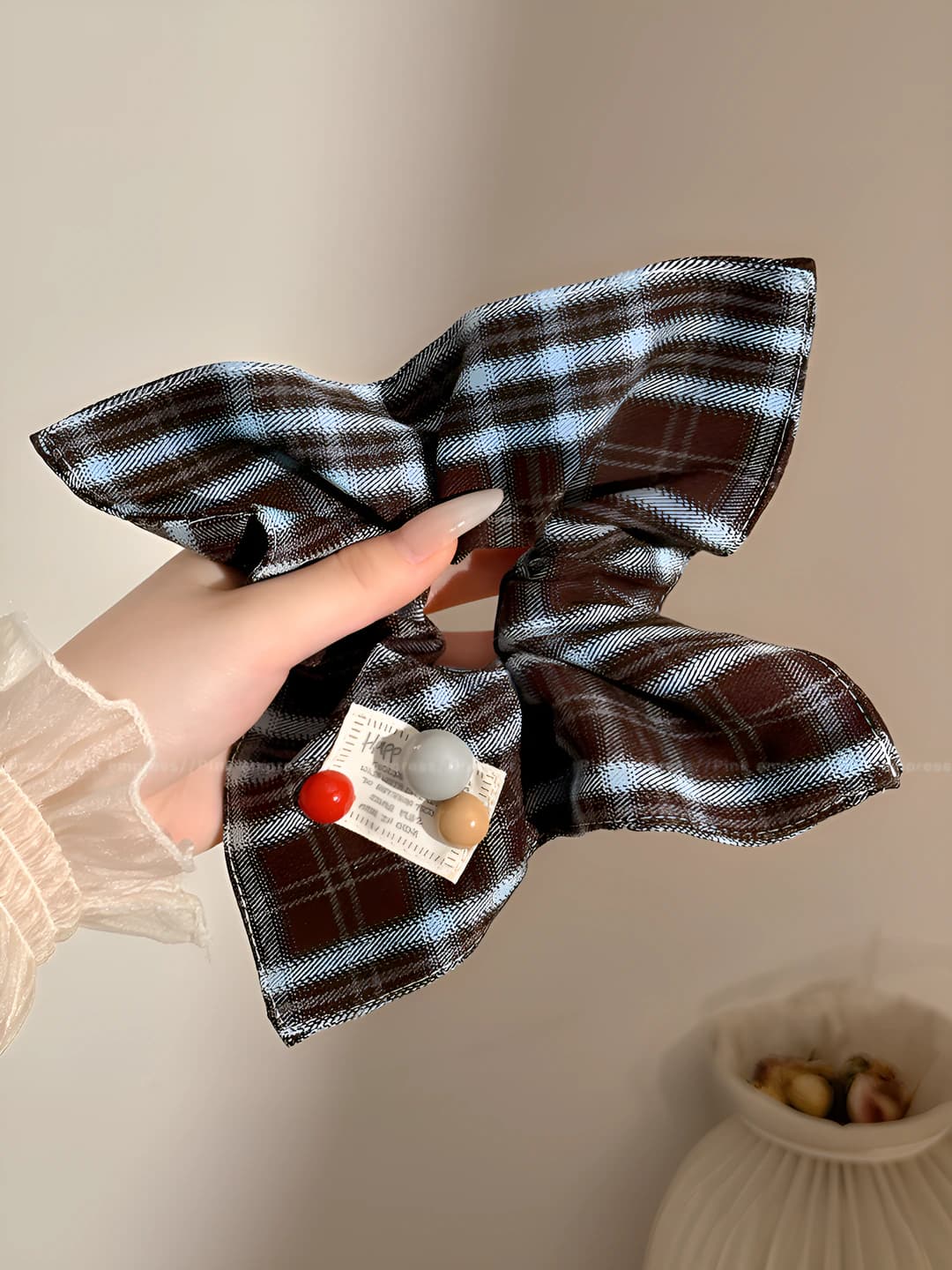 2# Black & blue plaid