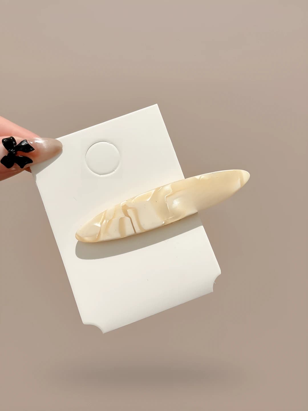 5# Cream apricot 6.7 cm