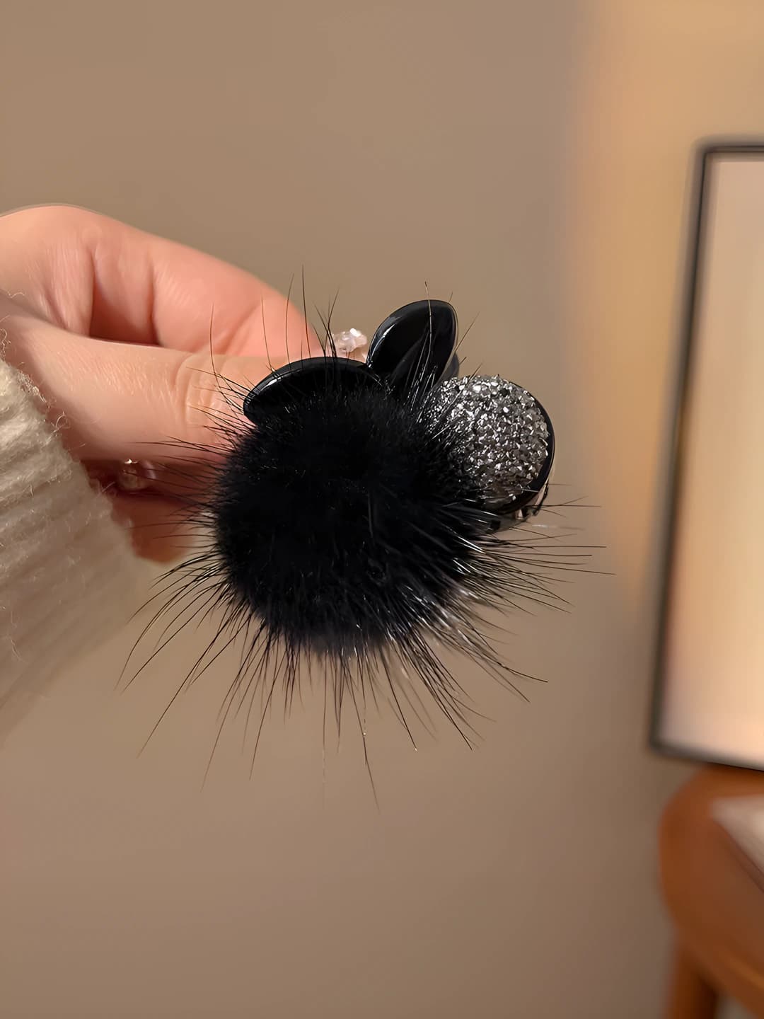 Black plush cherry 1 pc