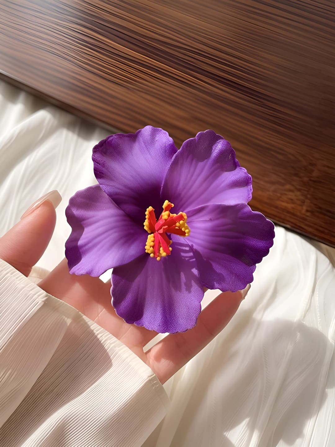 2# Binafsha plumeria soch qisqichi ~9.5 sm