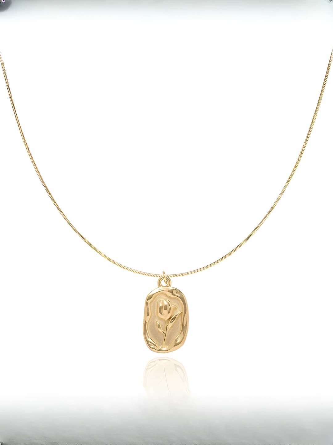 Gold rose chain [50+5CM]