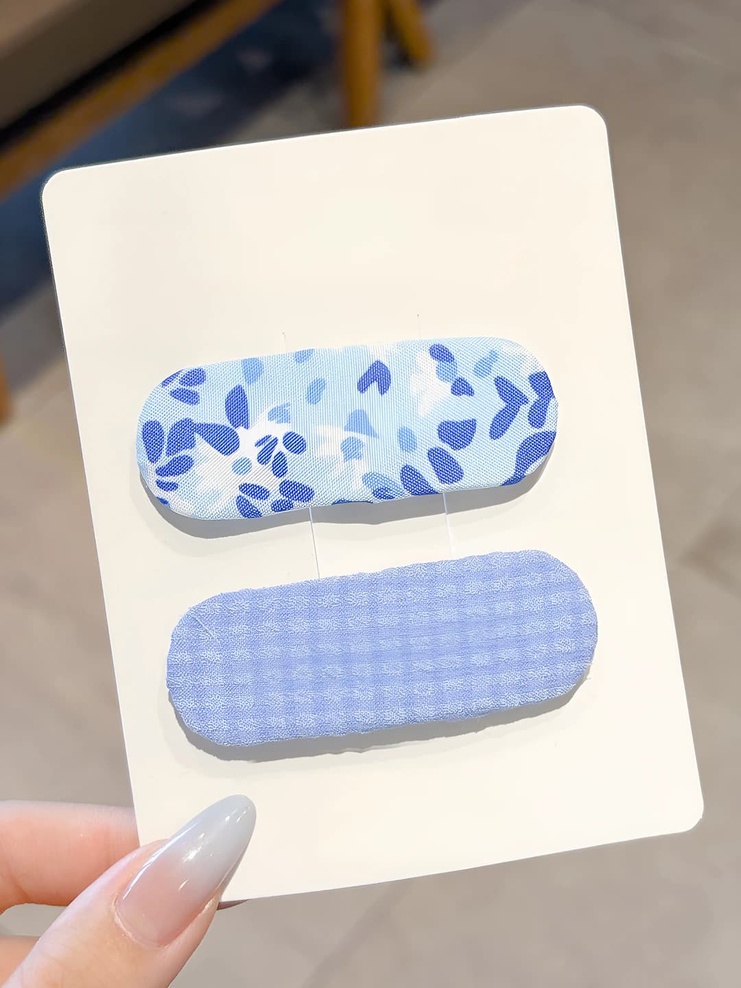 Blue, 2 pcs, 6.5 cm