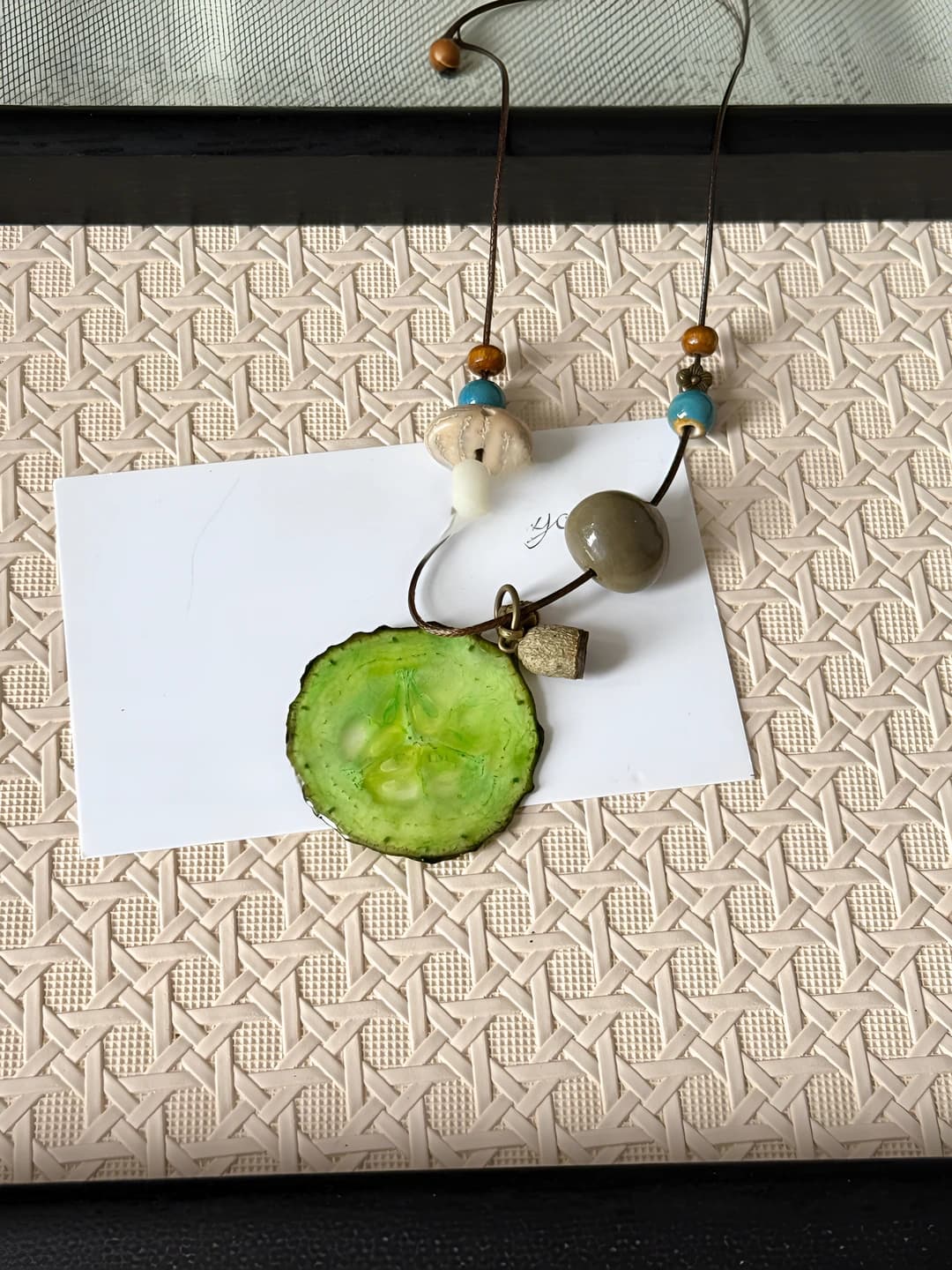 Cucumber necklace