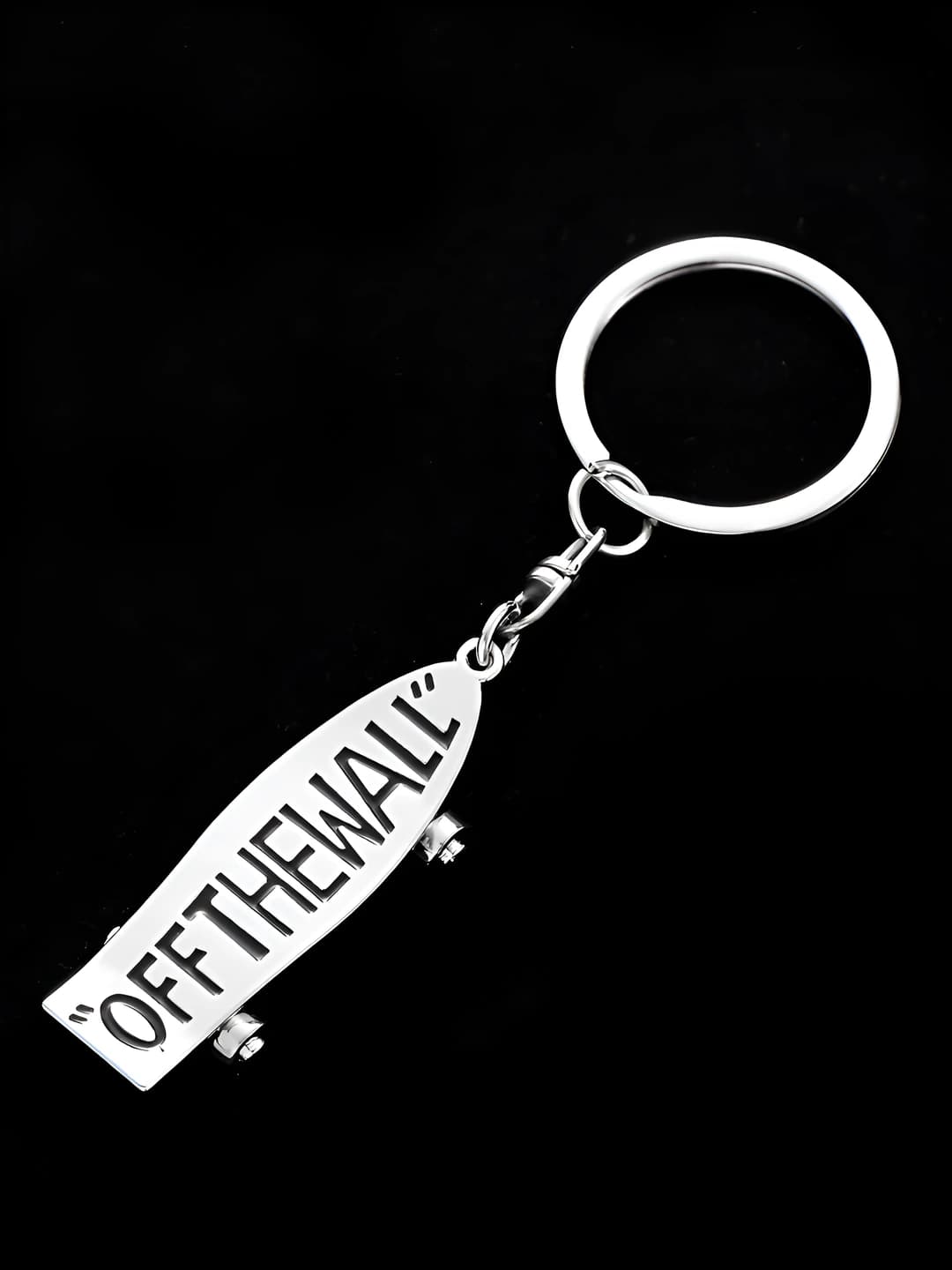 Креативный металлический брелок для ключей из цинкового сплава с буквами и мультяшными рисунками, персональный подарок