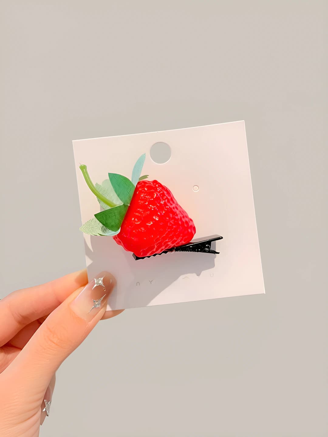 5# Strawberry hair clip