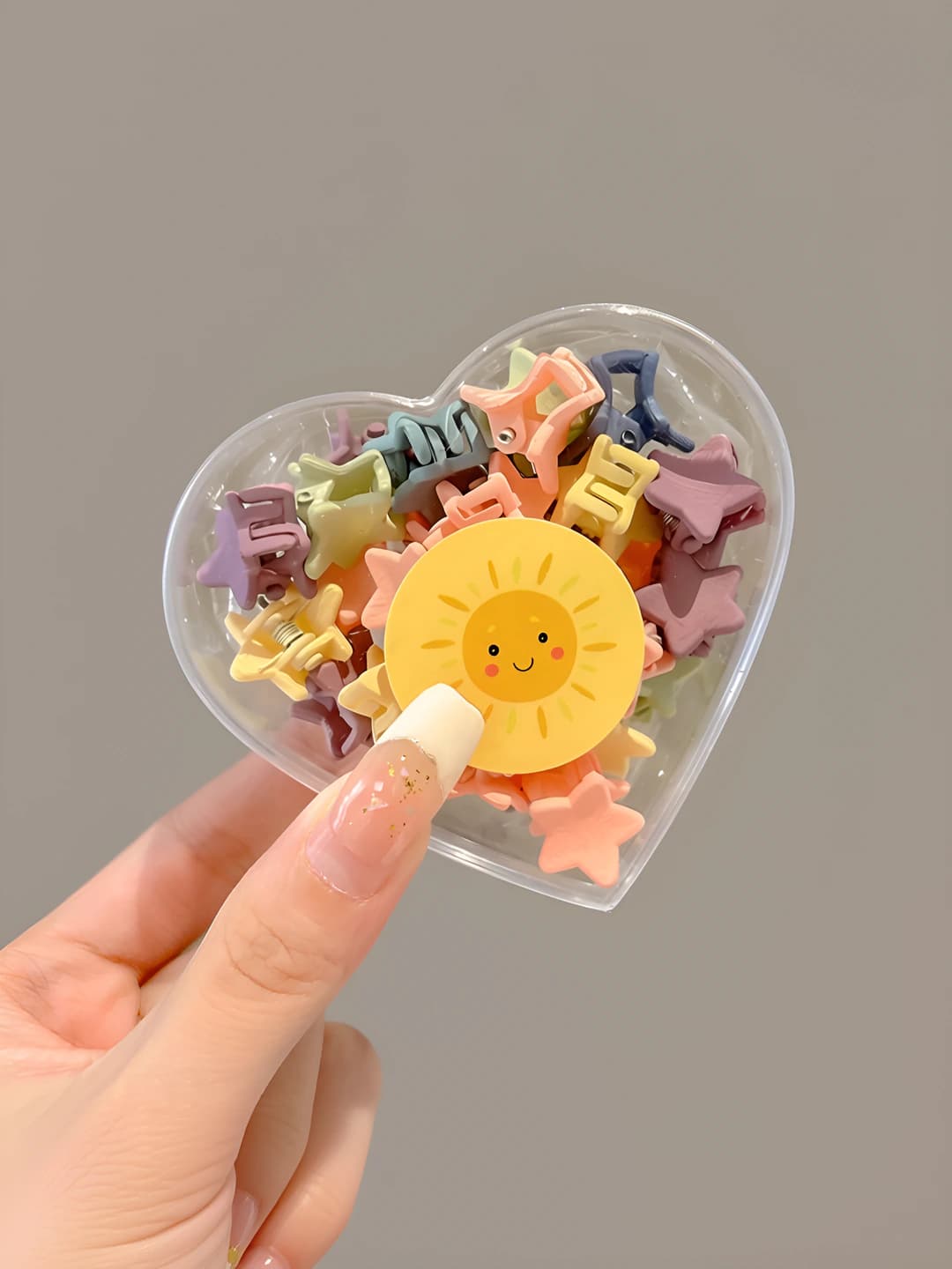 Multicolour stars 30 pcs (1 cm)