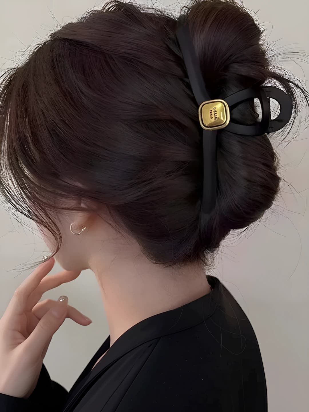 1# С квадратным логотипом зажим 11cm