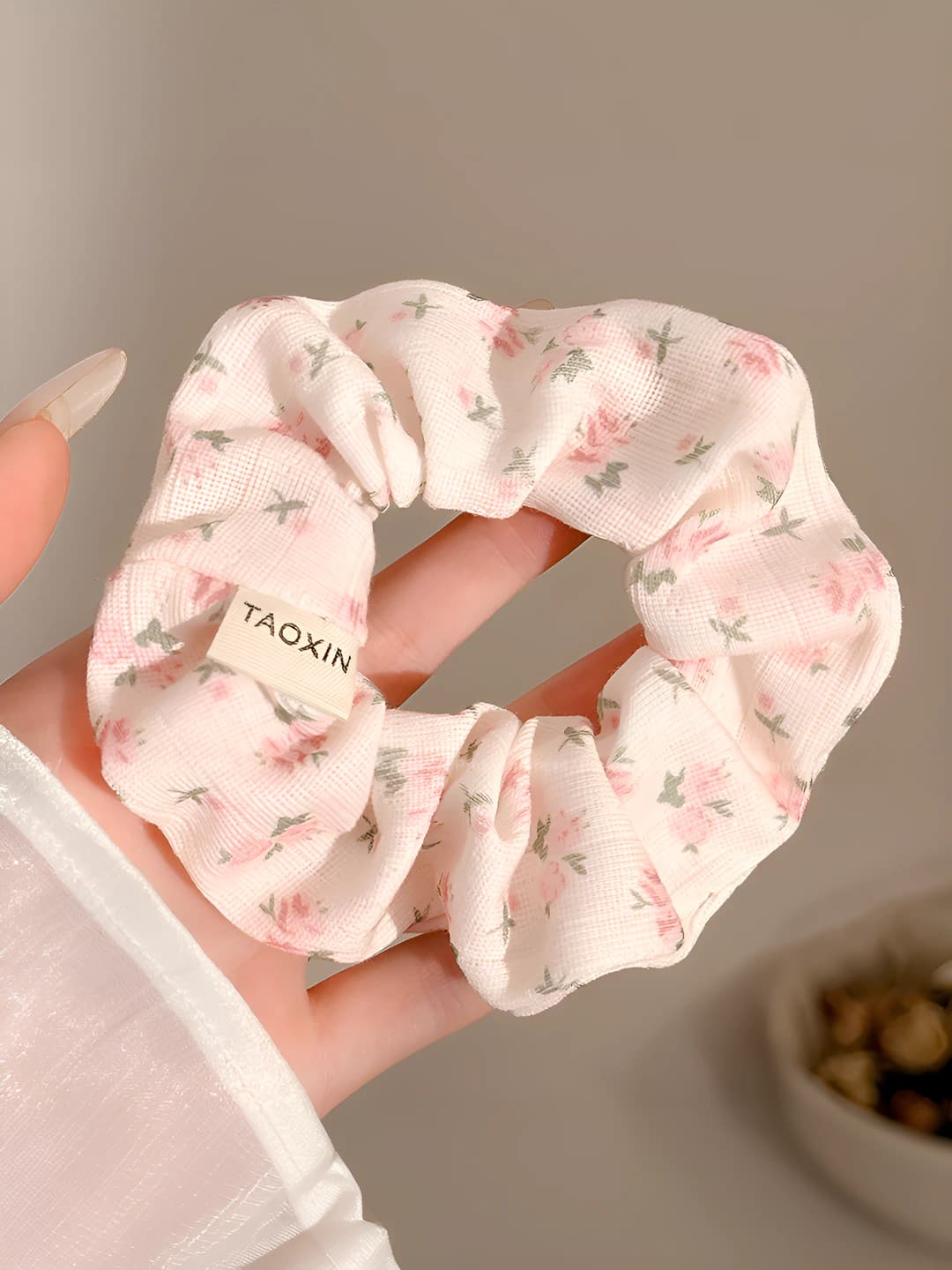 Розовый, цветочный, 11 см