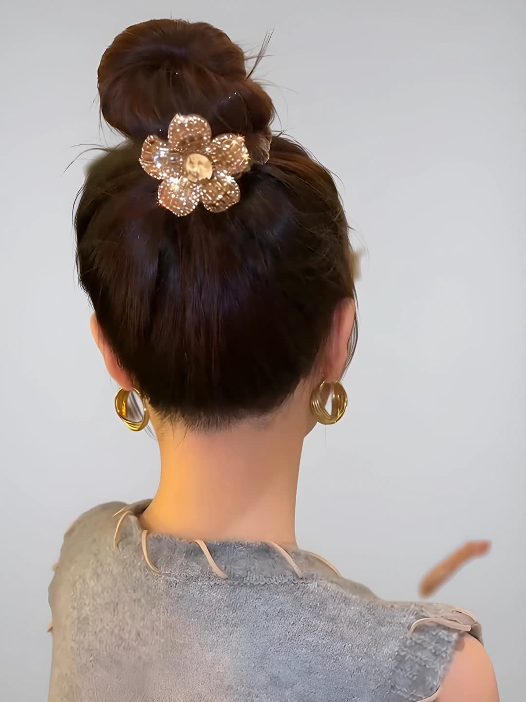 Champagne, crystal flower