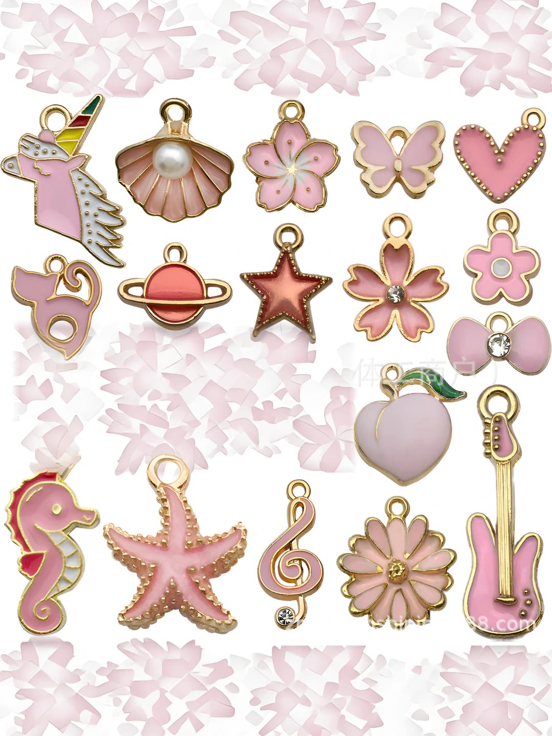 20 pcs mix, pink, 16 g
