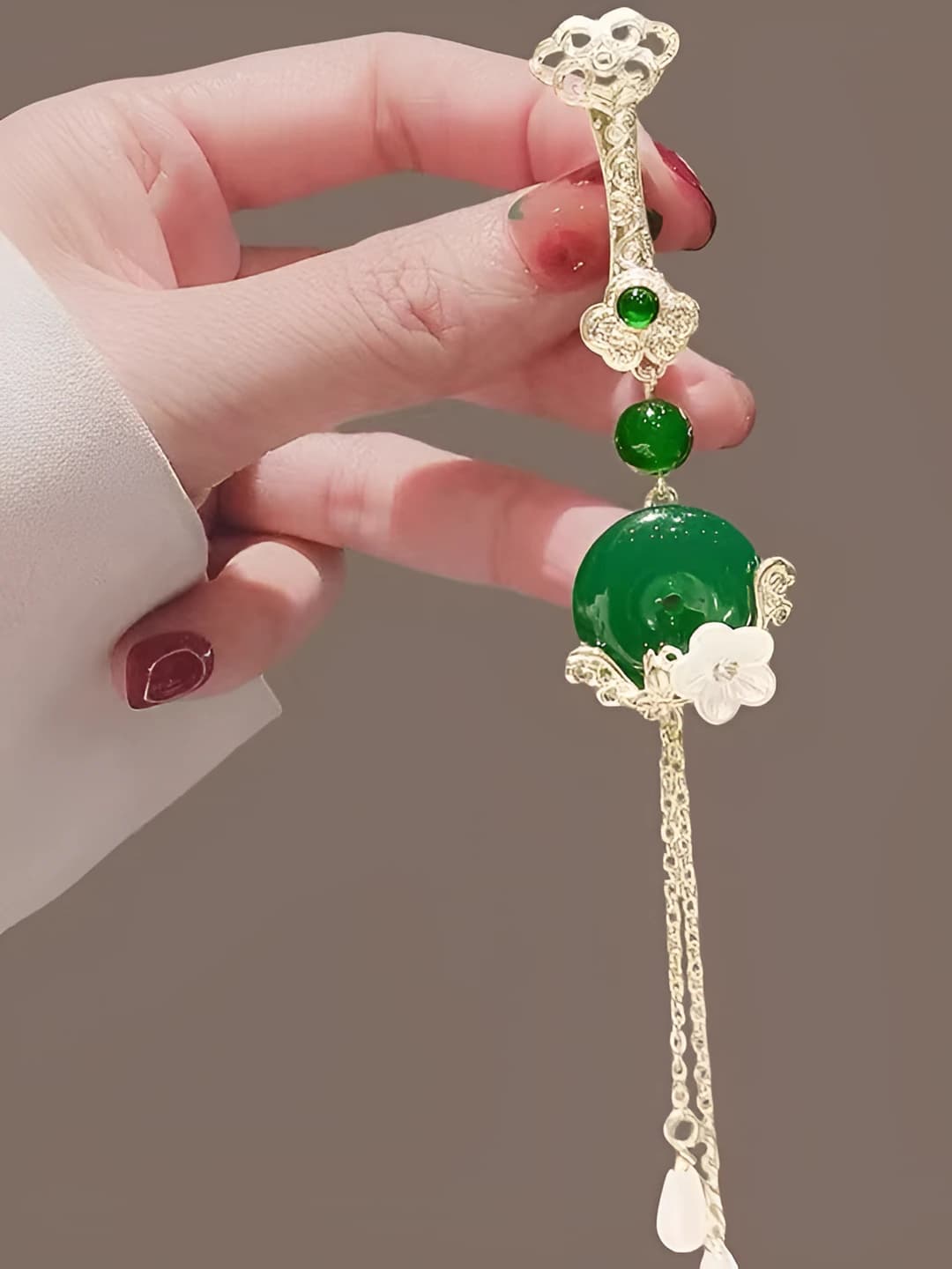 Ruyi safety buckle brooch