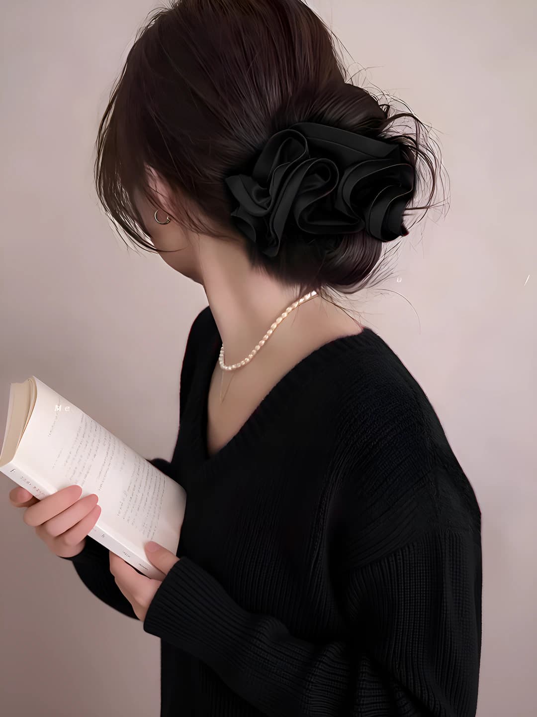 Чёрная резинка, 15 см