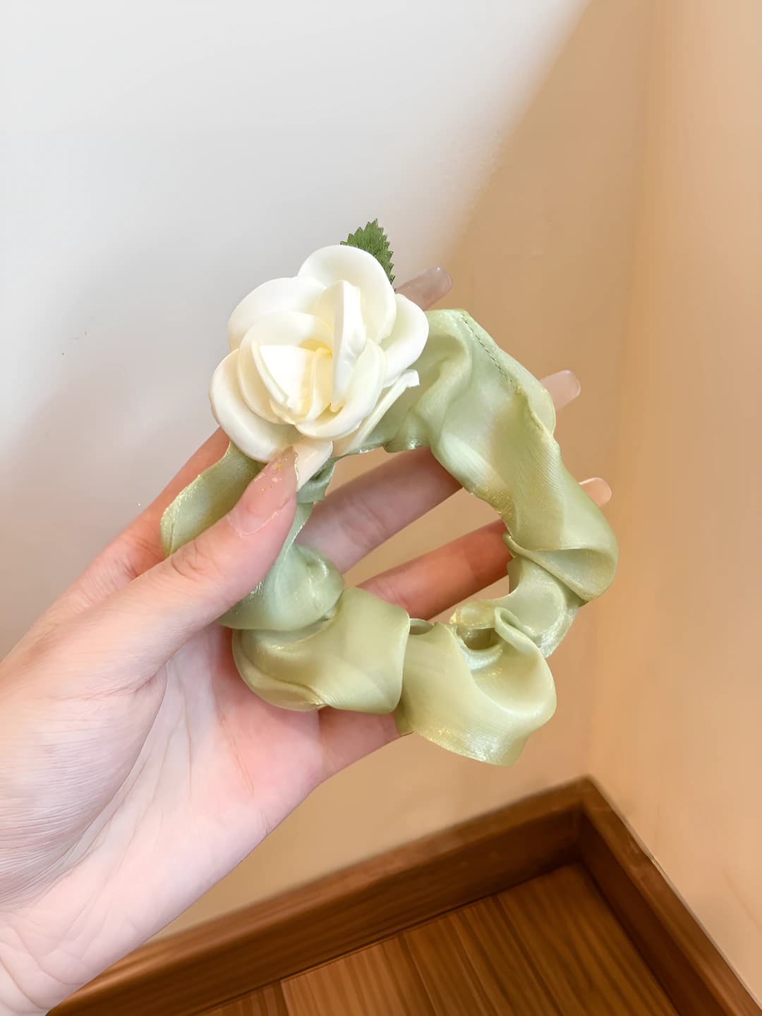 1# Light green headband