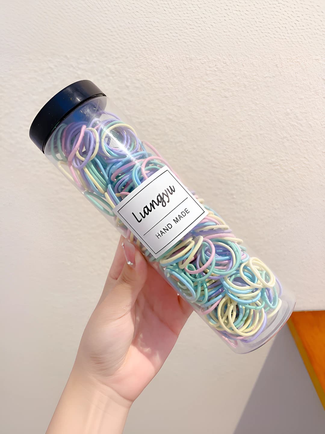 【59】Spring color basic medium rings 300 pcs ~2.2cm