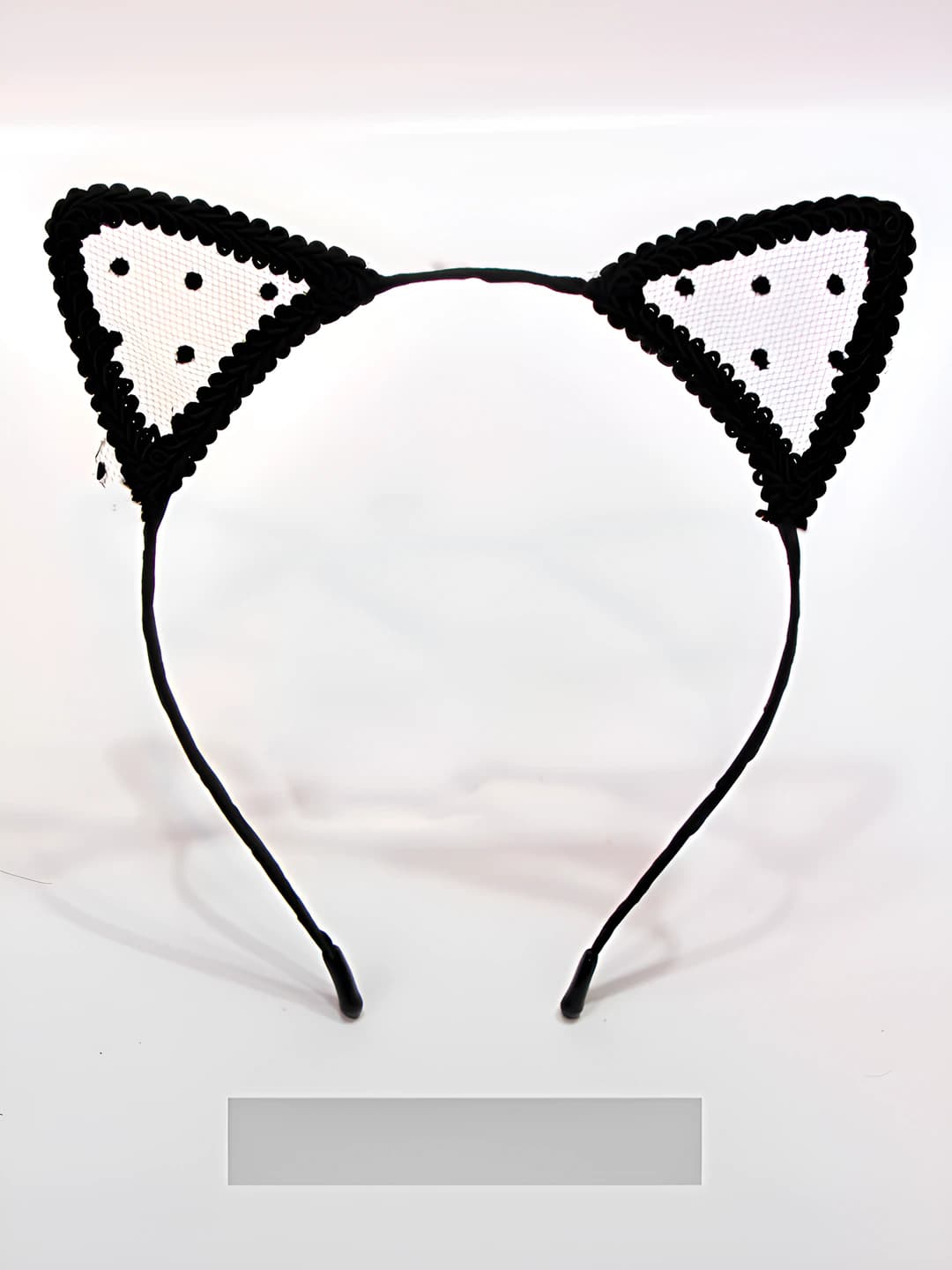3D polka dot cat ear headband