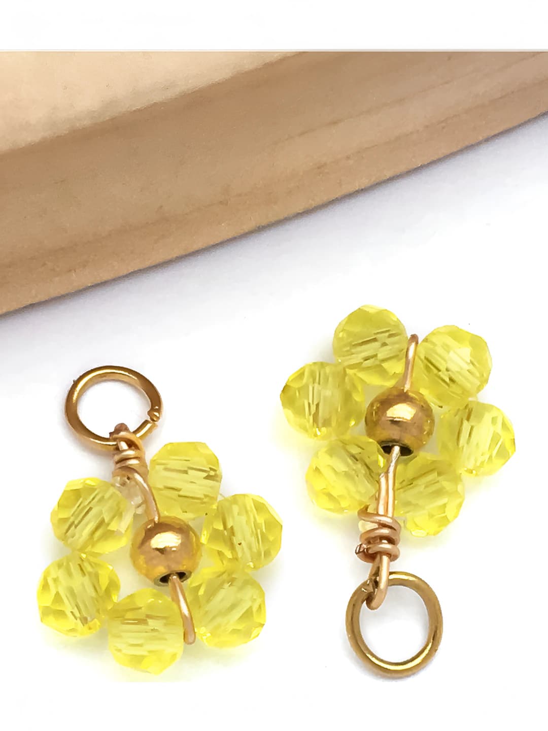 1 шт. прозрачный жёлтый, 10x15mm-0.4g