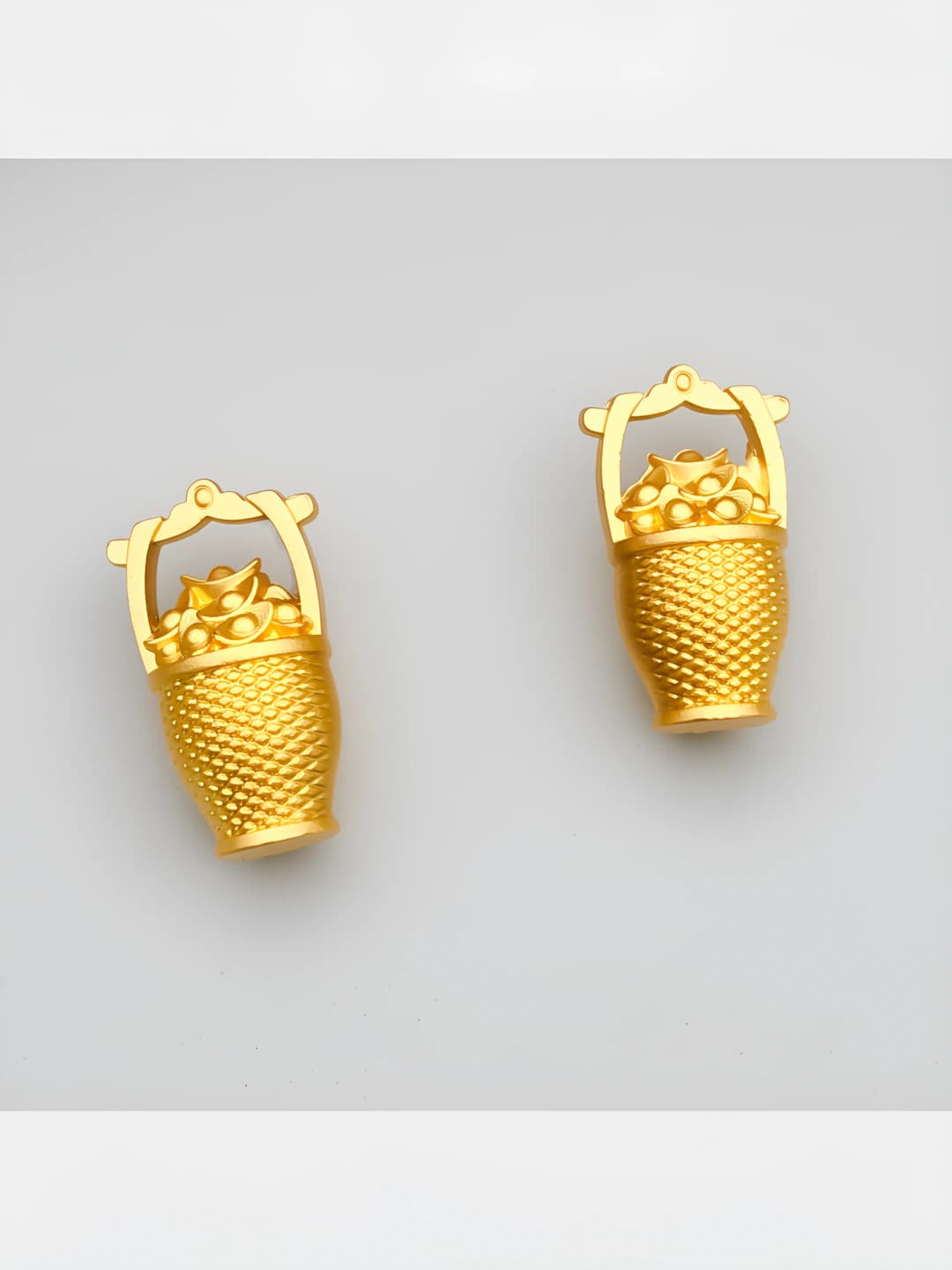 1 dona katta oltin yuanbao, 22x13mm-6.3g