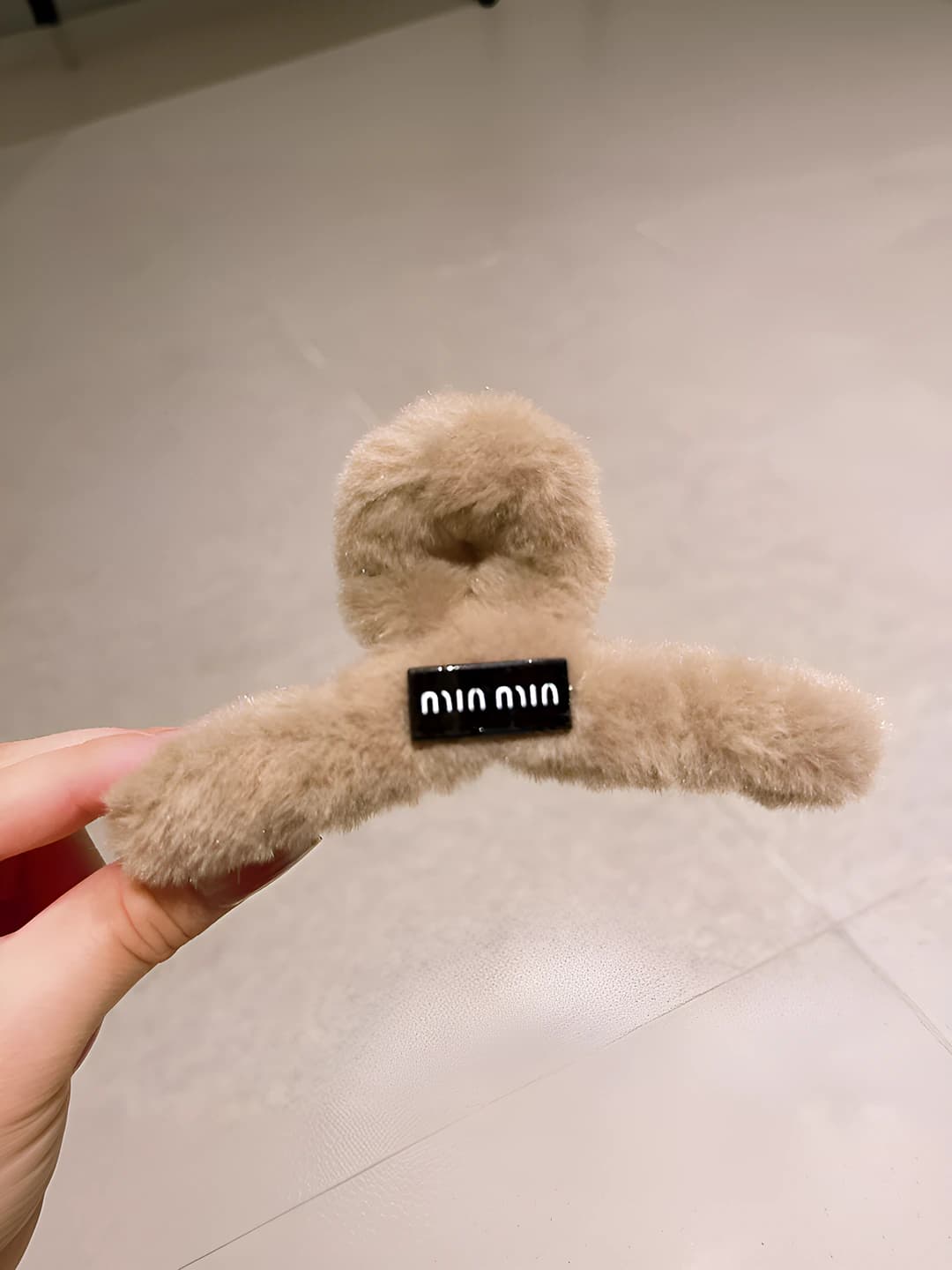 Min qora yorliq to'q kofe qisqich - 13cm