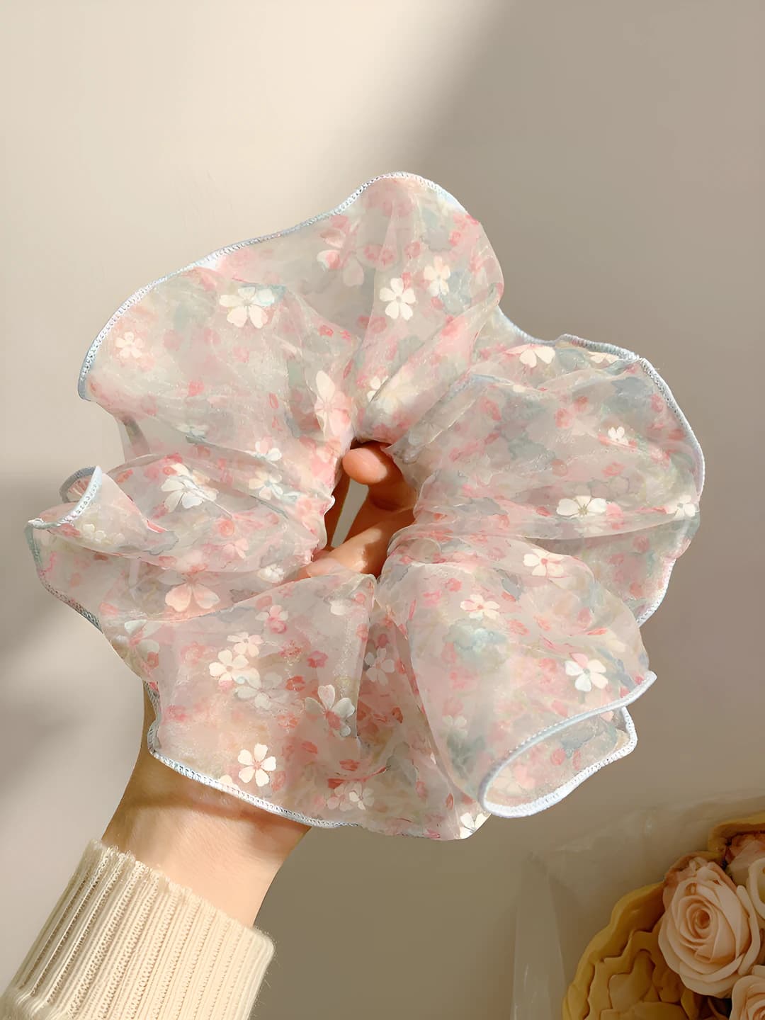 Pink floral, 15 cm