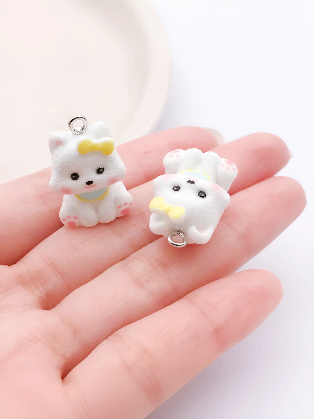 White Westie, 23x15x13mm