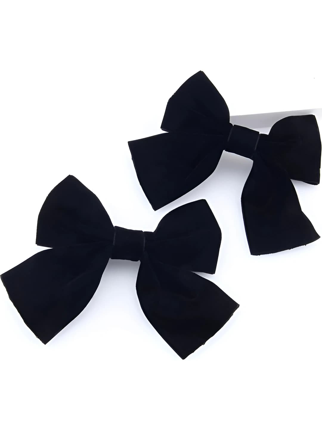 Velvet Black Bow [Pair]