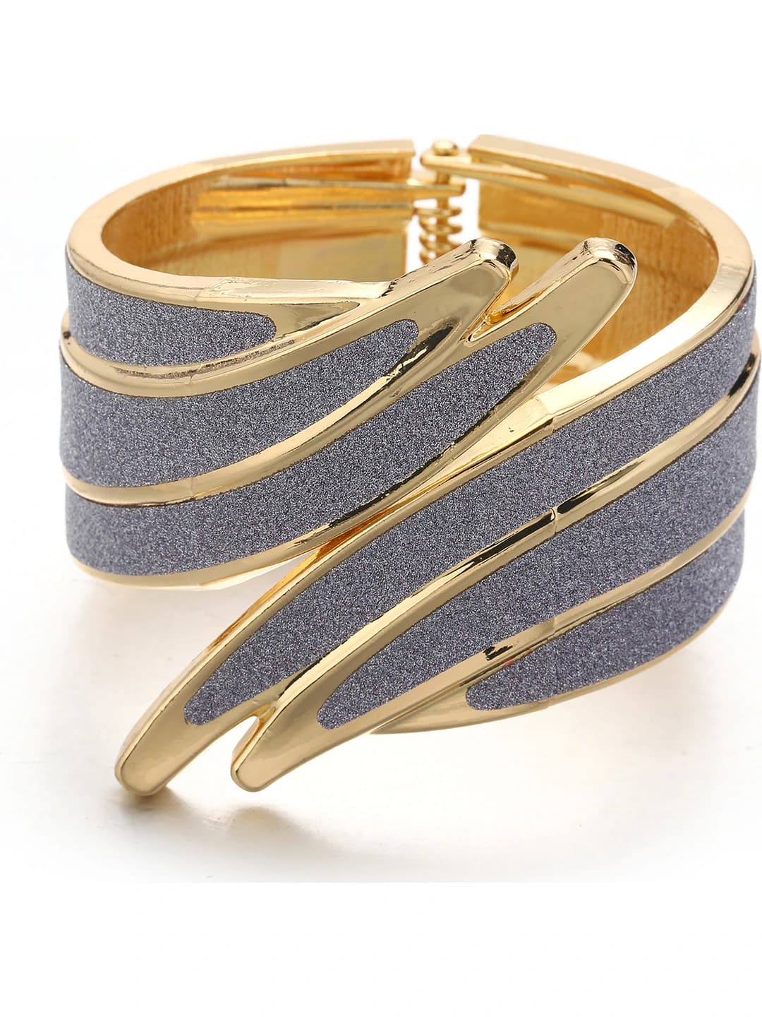 Gold base, purple