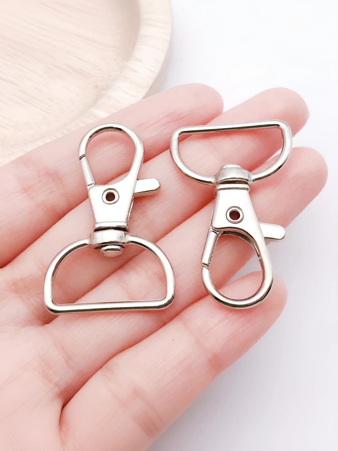1 шт. белый k собачий замок брелок 24x38mm-6g