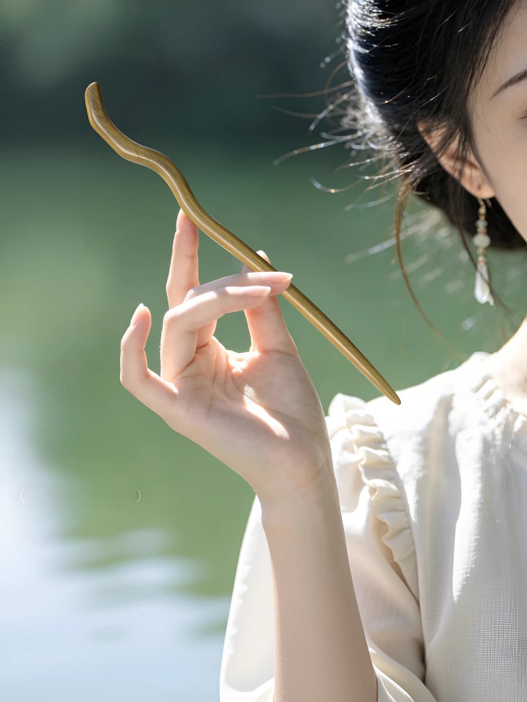 Green sandalwood, Sky branch, 21 cm